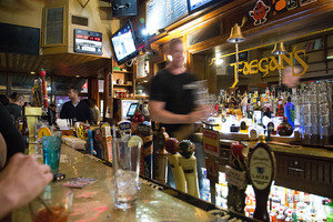 Faegan’s Cafe & Pub is a bar near Syracuse University where you can get Irish whiskey like Paddy Irish Whiskey.