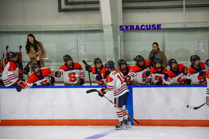 SU trailed 5-1 in the second period but stormed back against Lindenwood to salvage a 7-7 tie.
